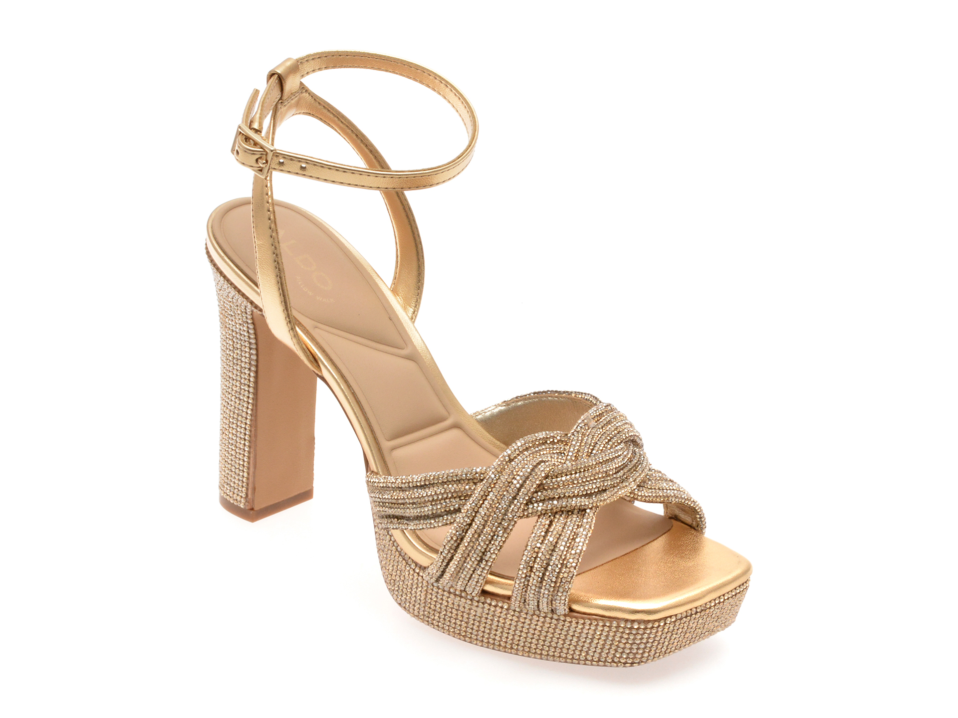 Sandale Elegante ALDO Aurii | Stil Desăvârșit