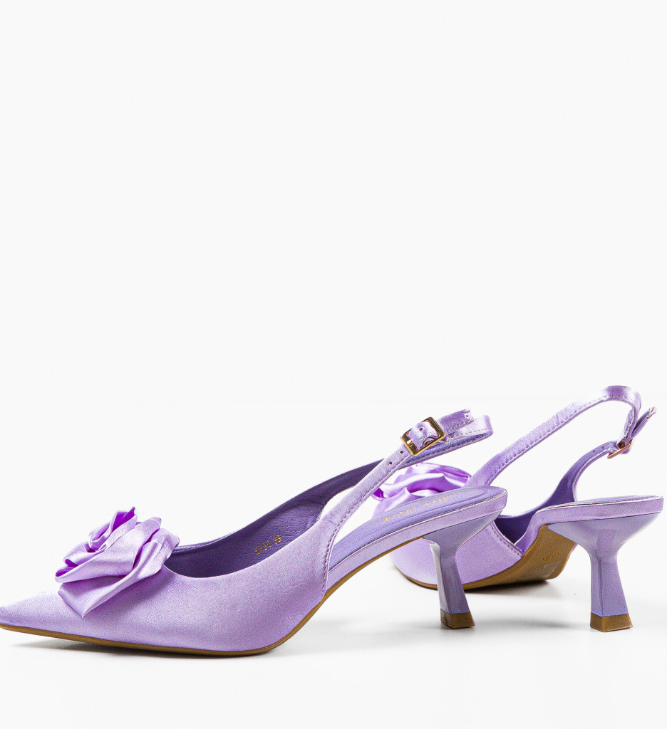 Pantofi cu Toc Marylene Mov - Eleganță și Stil - imagine 8