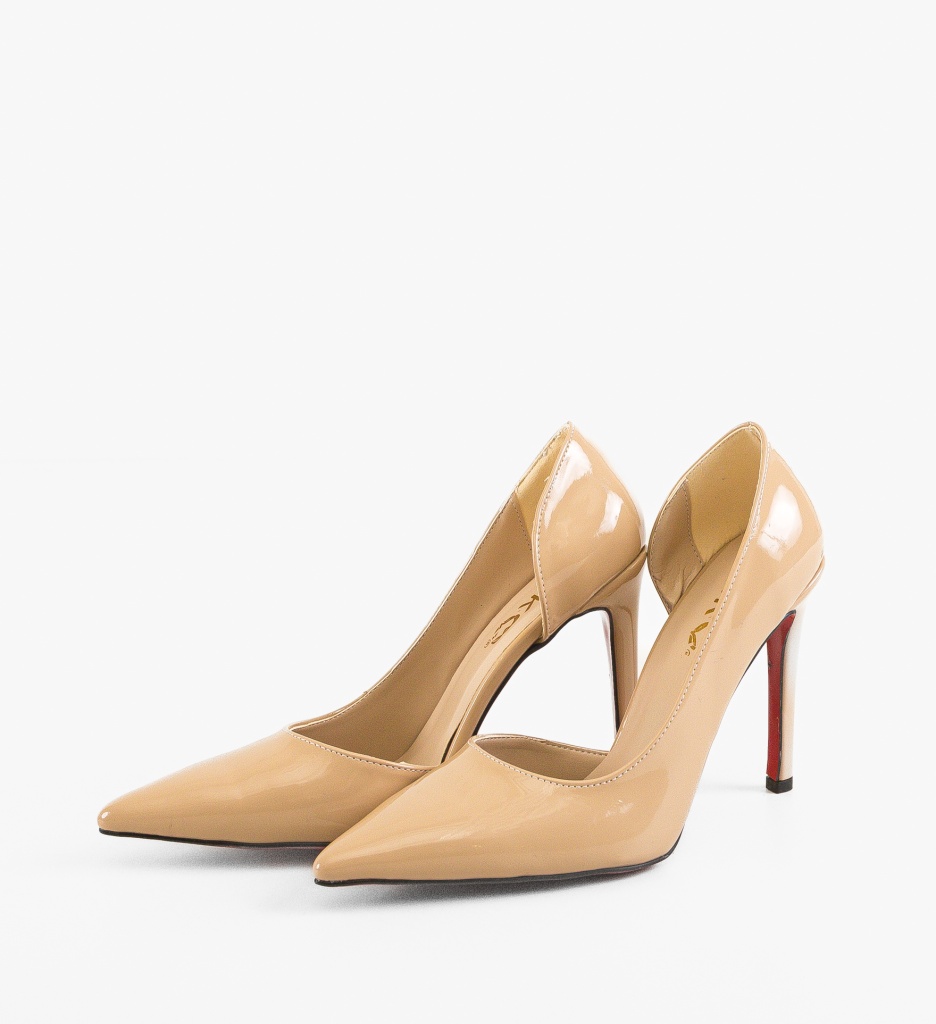 Pantofi Stiletto Trynet Nude | Eleganți și Moderni - imagine 5