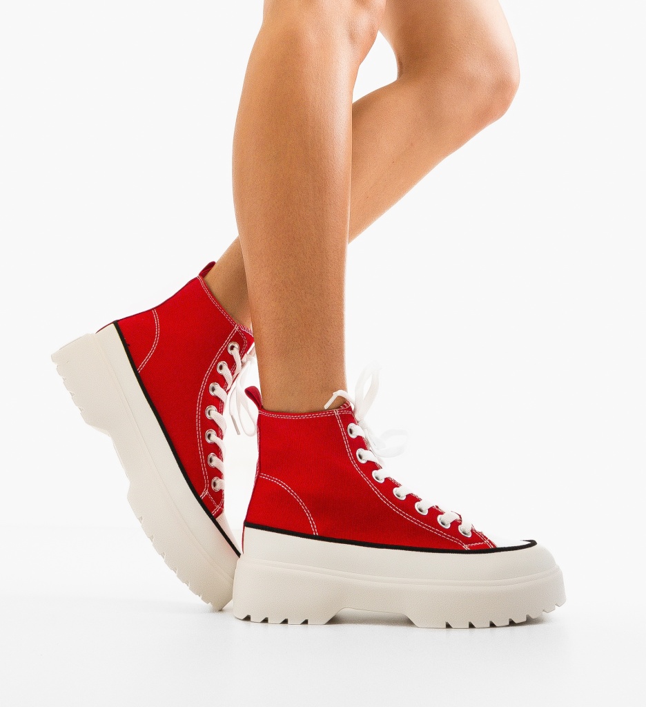 Pantofi Sport Lauren Rosii - Confort și Stil