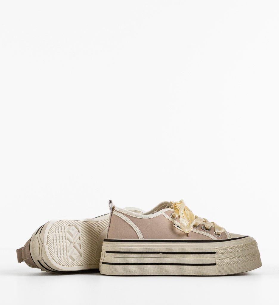 Sneakers Dama Banner Roz - Confort și Stil - imagine 5
