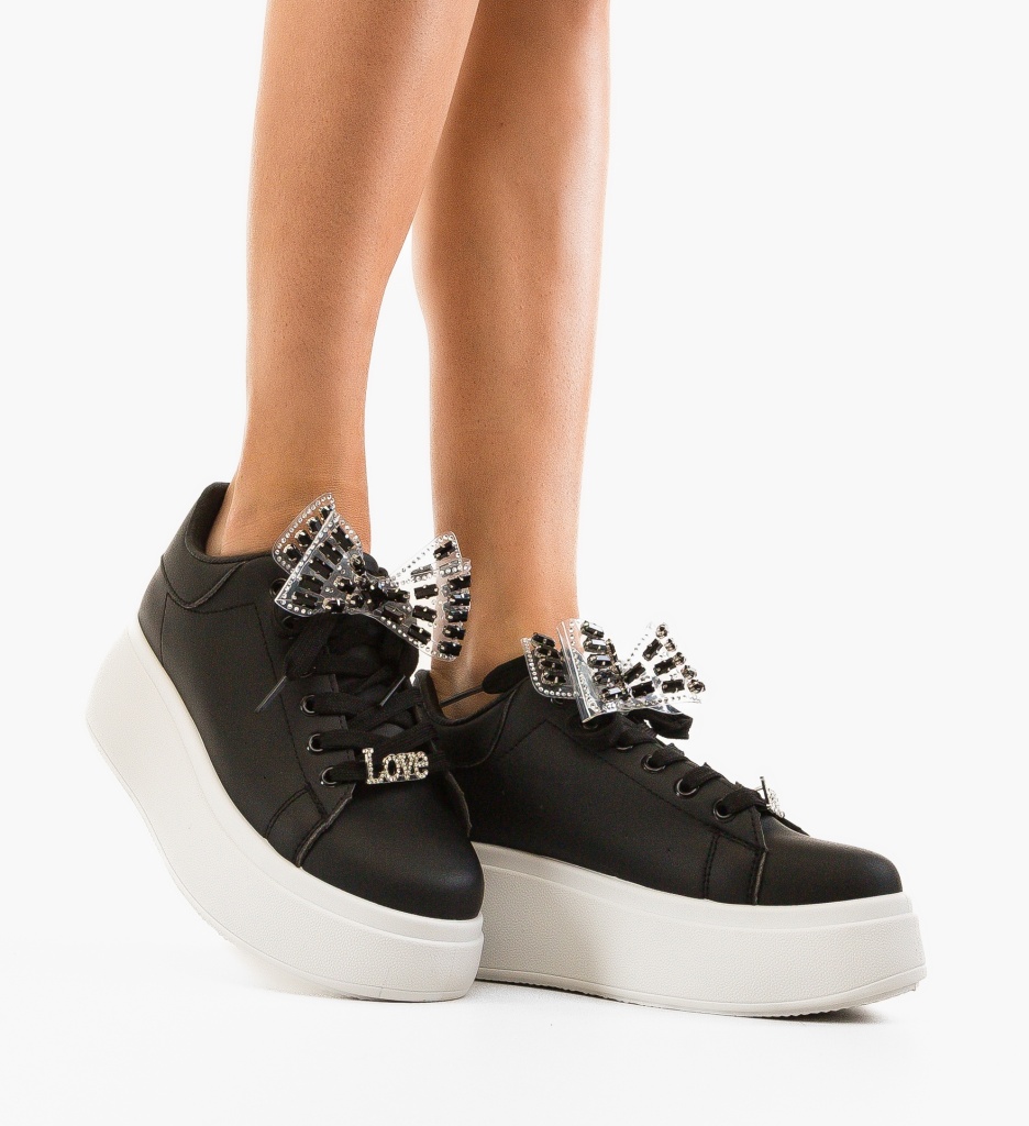 Sneakers dama Perllam Negri - Confort și Stil - imagine 3