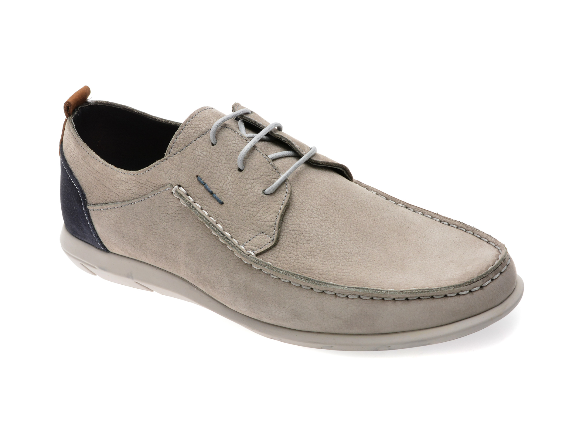 Mocasini OTTER Gri din Nabuc - Eleganță și Confort