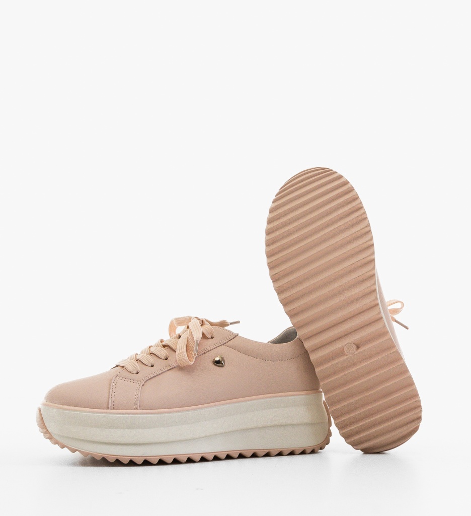 Sneakers Dama Arioami Roz Confortabili - imagine 6