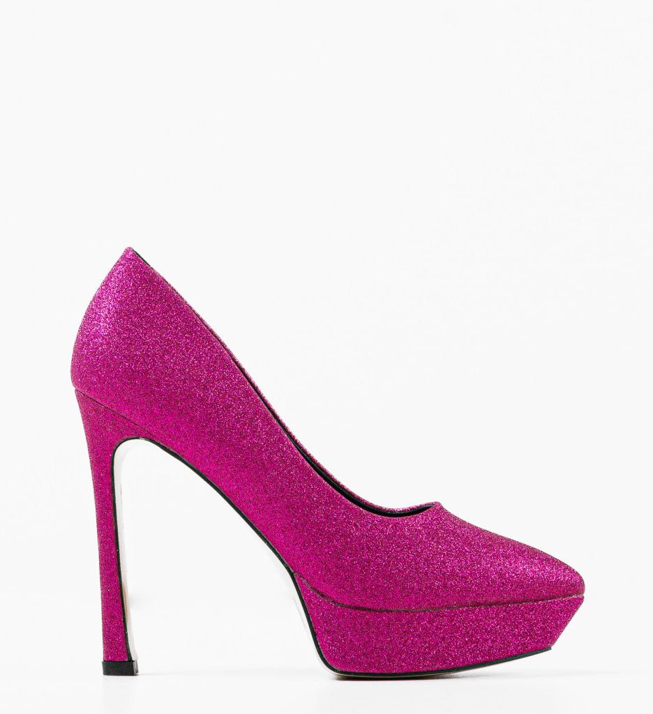 Pantofi Dama Herman Fuchsia | Stil Vibrant - imagine 4
