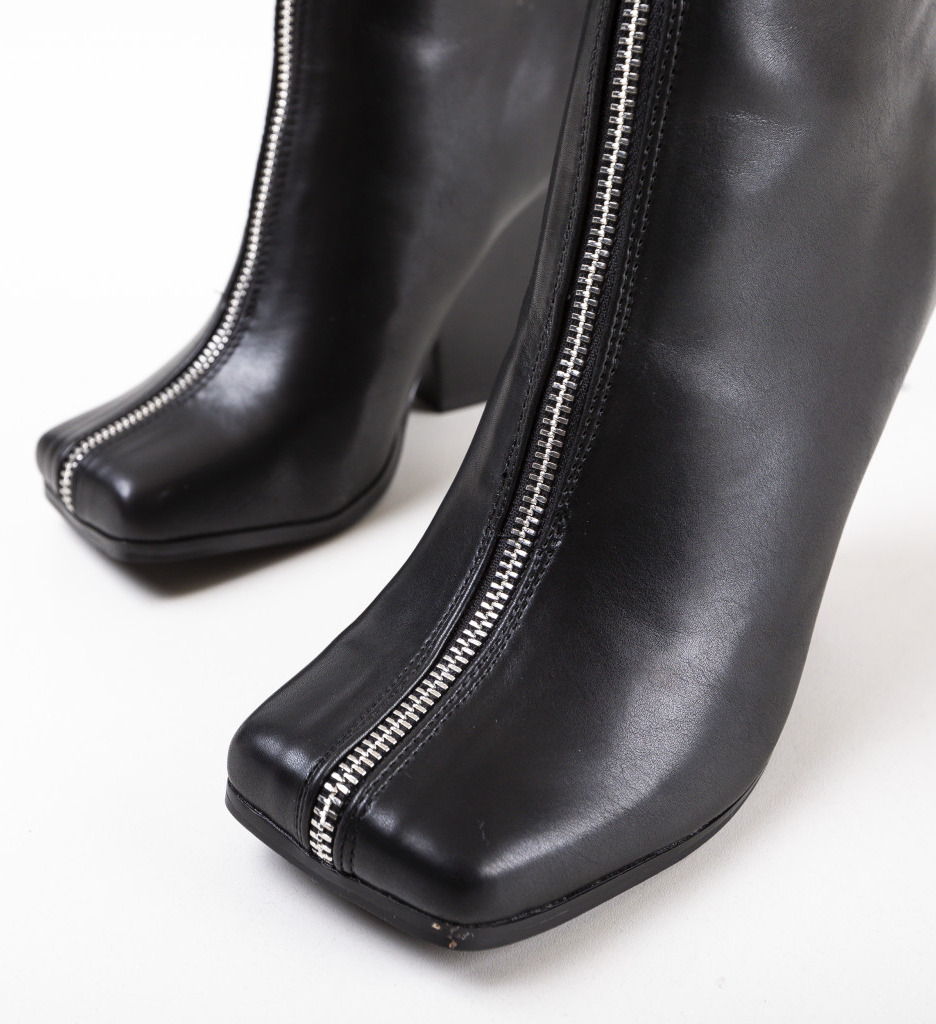 Botine Laila Negre - Eleganță și Stil - imagine 7