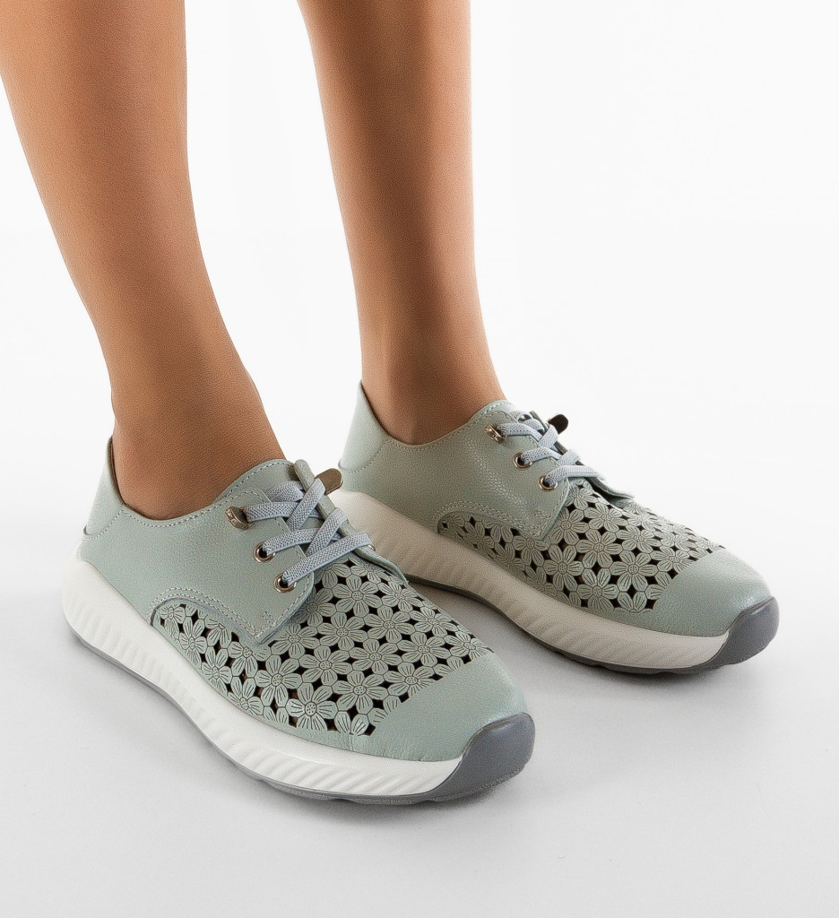 Pantofi Casual Radian Verzi - Confort și Stil