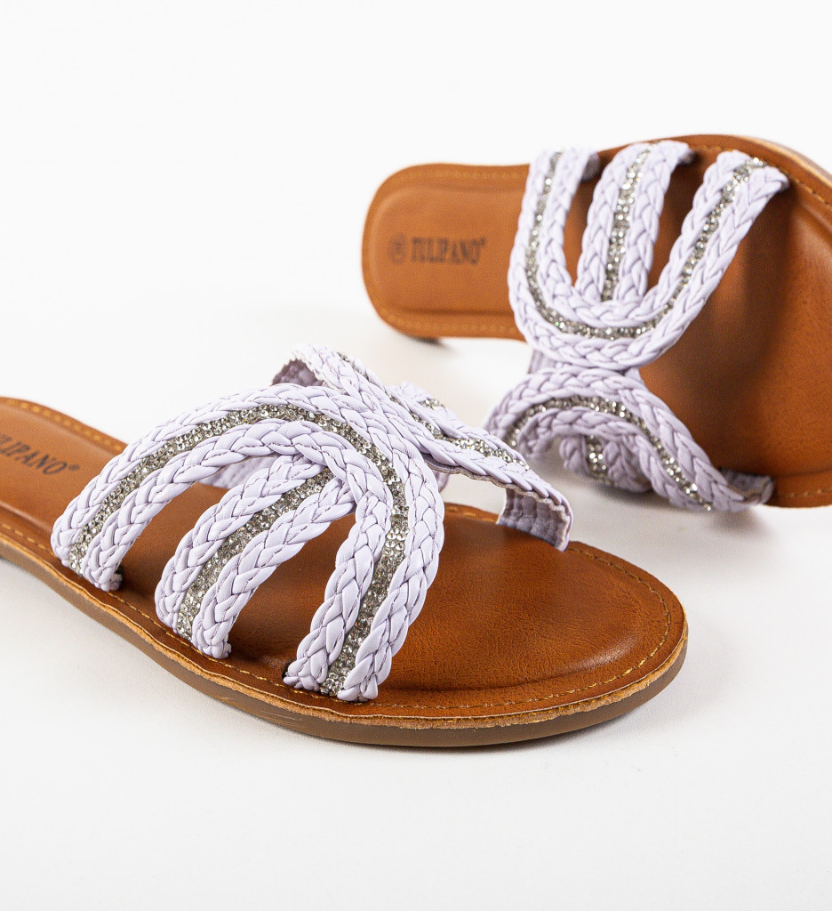 Papuci Dama Mov Donal | Confort și Stil - imagine 7