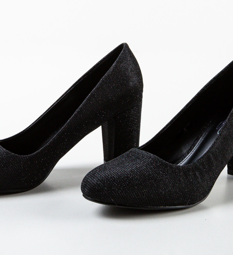 Pantofi Ursen Negri | Eleganță și Stil - imagine 6