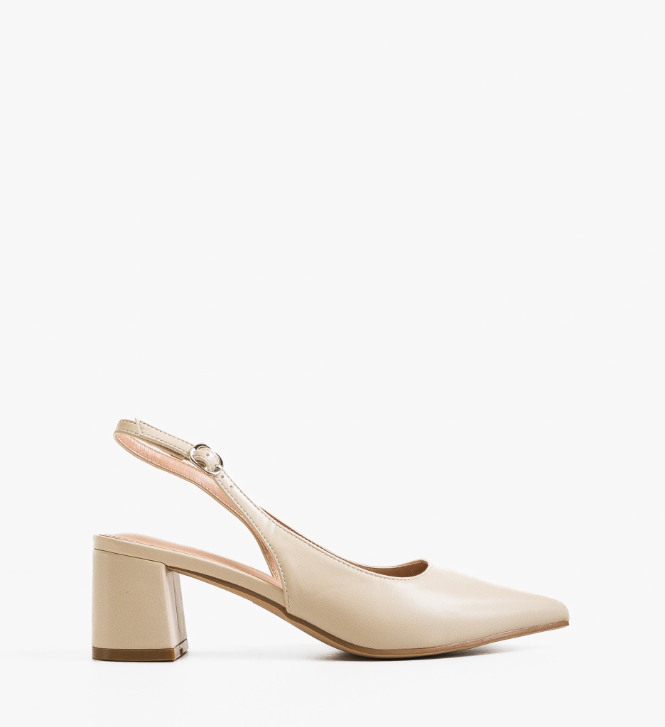 Pantofi cu toc Ellery Bej - Eleganță și Stil - imagine 4