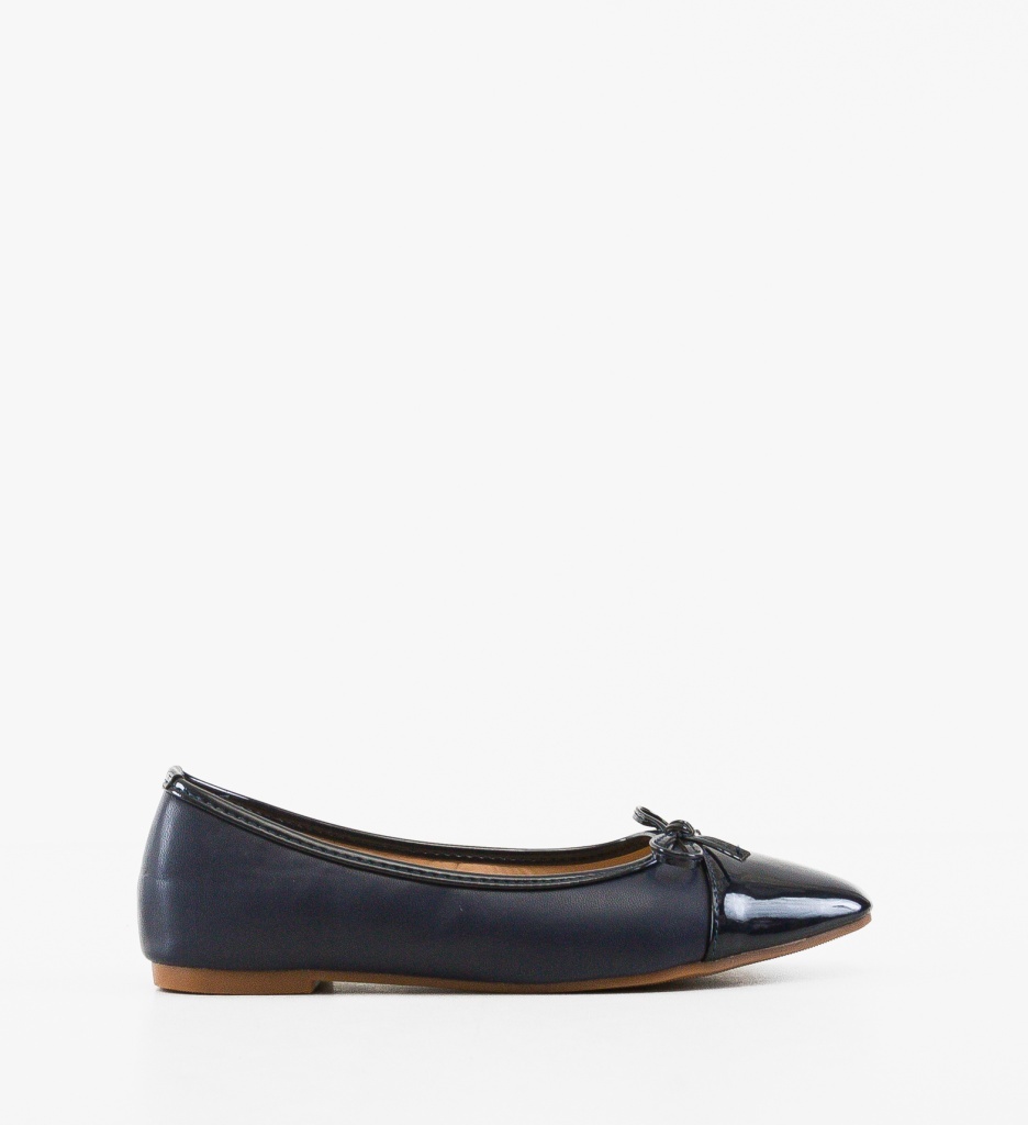 Balerini Dama Zenga Bleumarin Eleganți - imagine 6