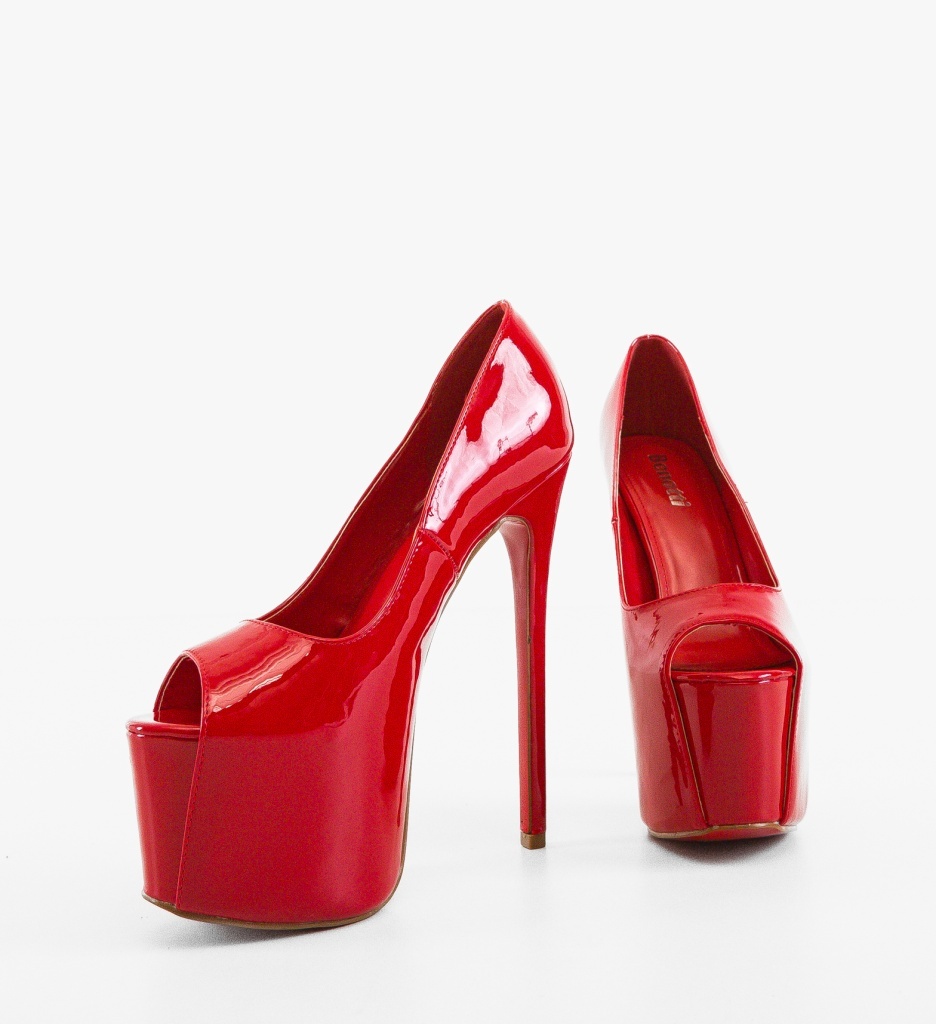 Pantofi dama Lolomania Rosii - imagine 5