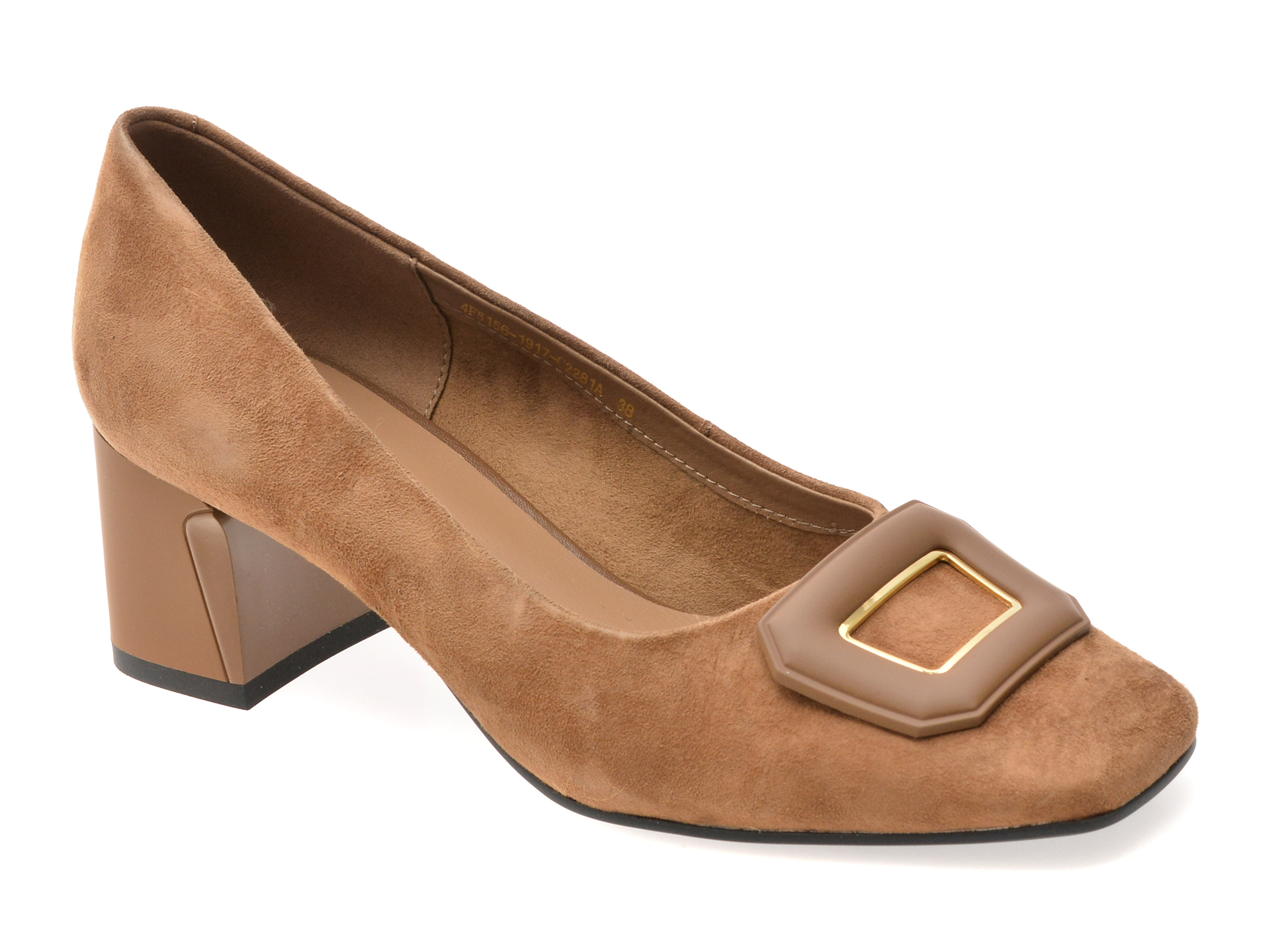 Pantofi Epica Maro - Eleganță din Piele Întoarsă