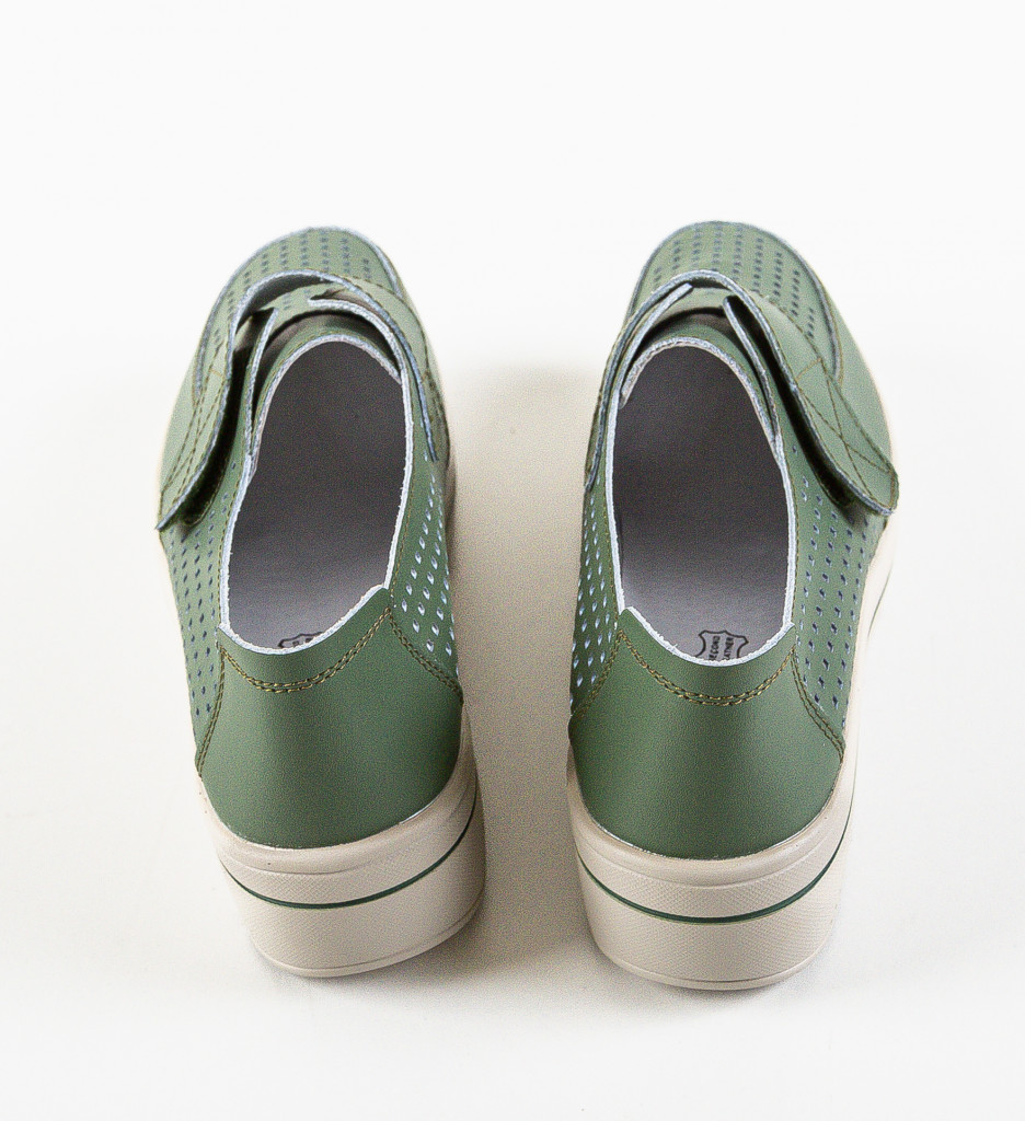 Pantofi Casual Verzi Rezolito | Confort Asigurat - imagine 8
