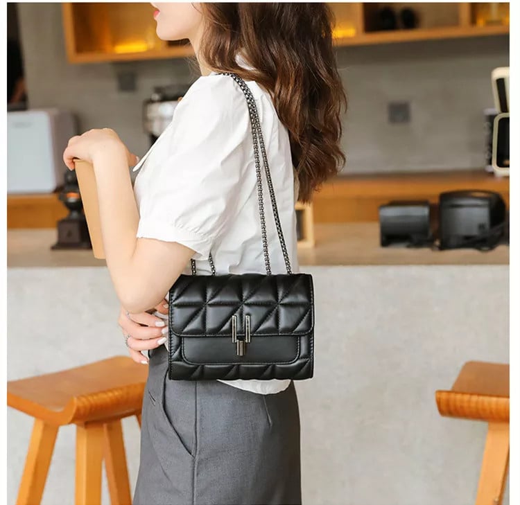 Geanta Dama Delis Zenobia Negru | Eleganta Practica - imagine 5