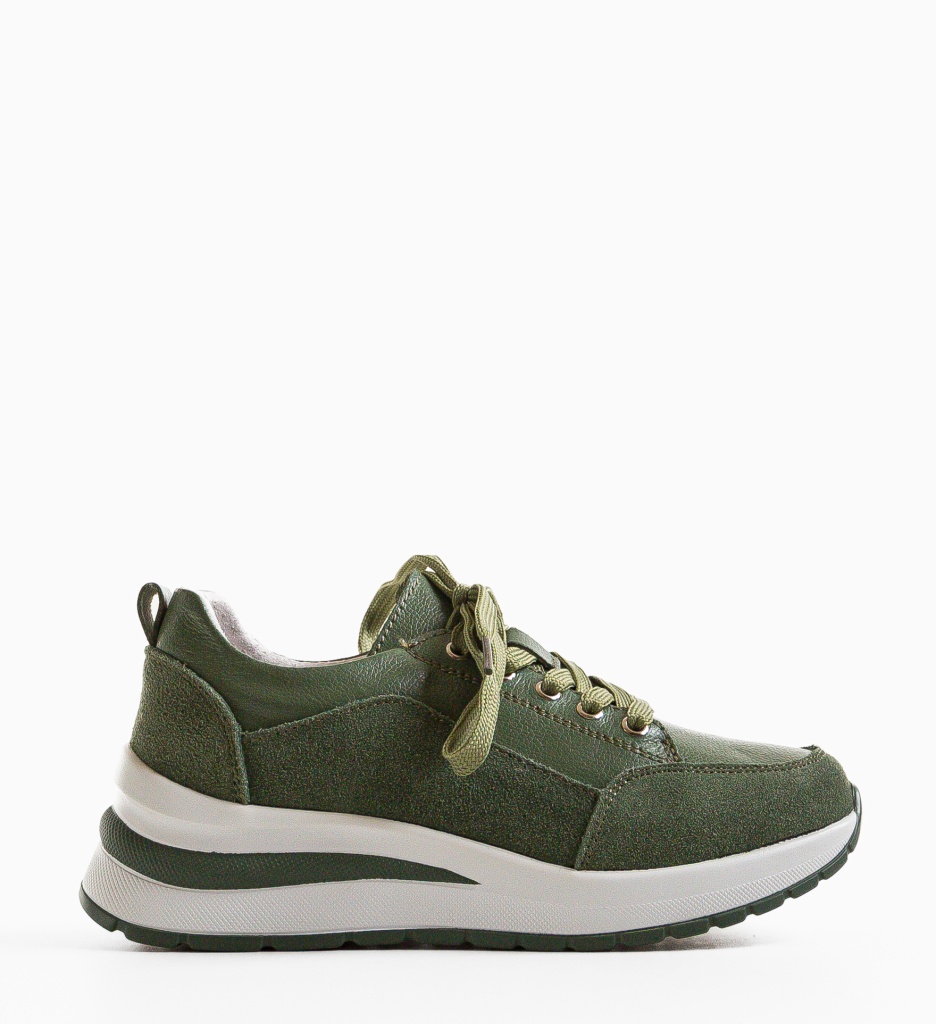 Sneakers Likolas Verzi Dama - Confort Sport - imagine 5