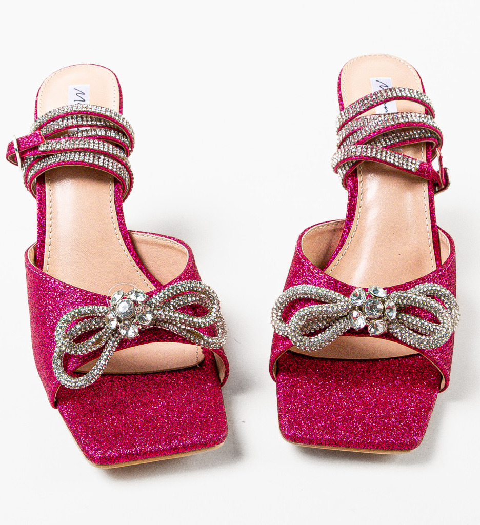Sandale Toc Joao Fuchsia | Eleganță și Stil - imagine 6