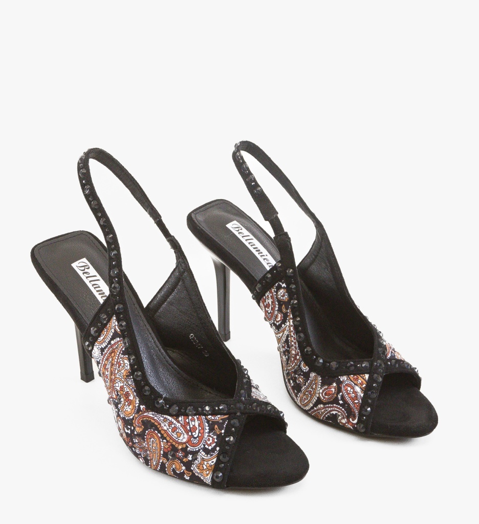 Sandale Dama Jaleila Negre Elegante - imagine 5