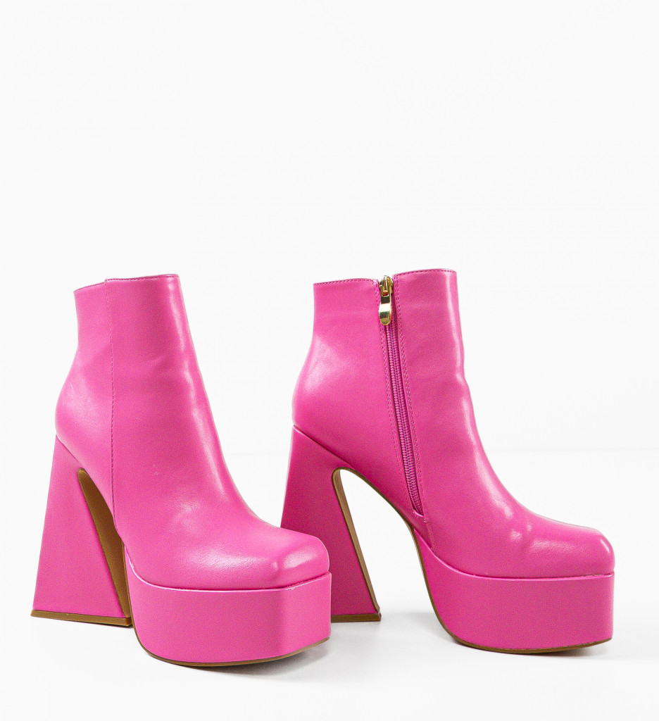 Botine Dama Vera Roz - Stil și Confort - imagine 6