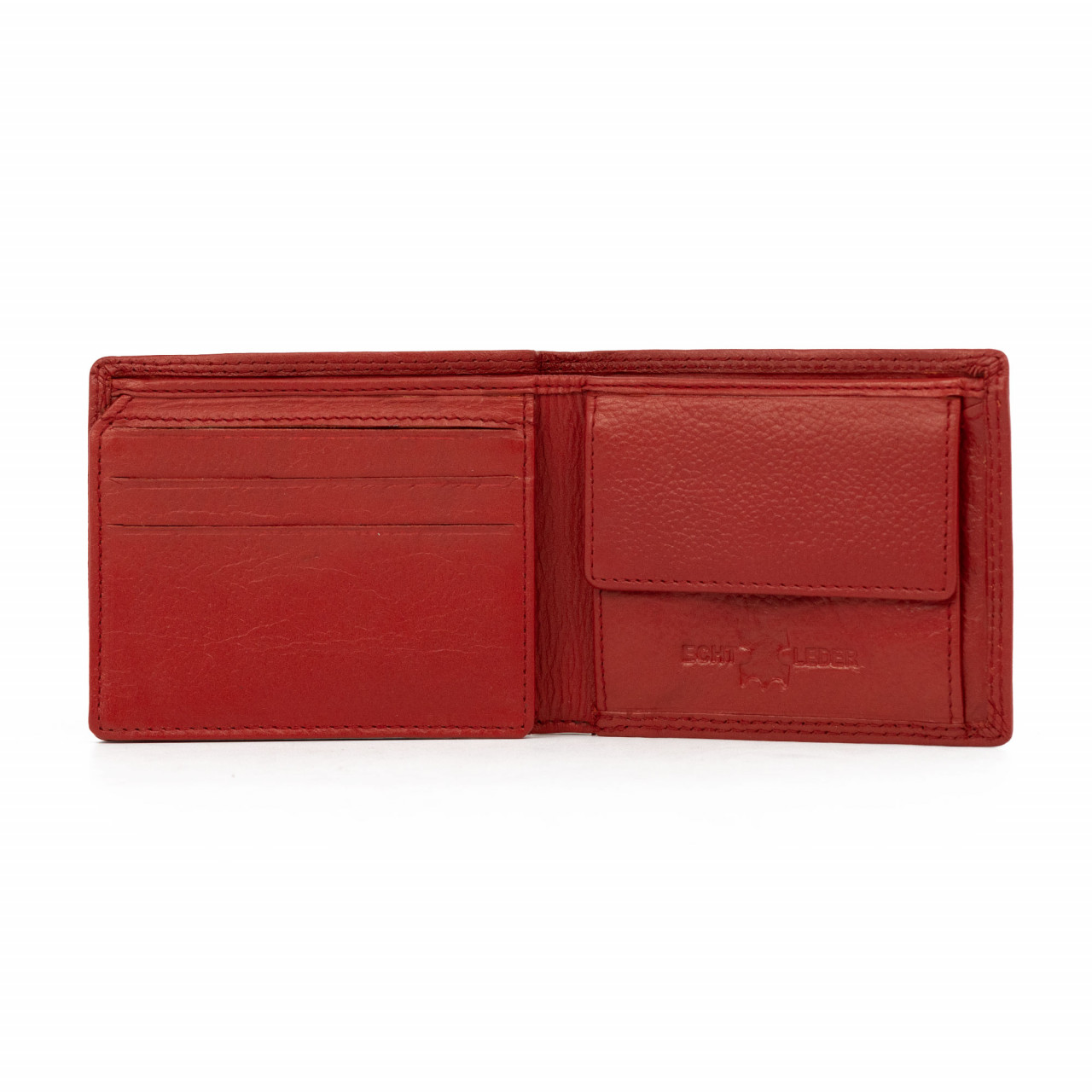 Portofel Dama Delis Adeona Rosu, Piele Naturala - imagine 2