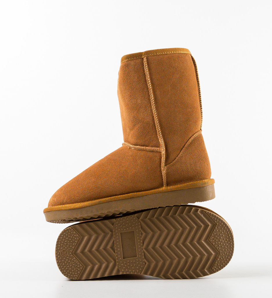 Cizme Tip Ug Helsinki Camel | Confort Maxim - imagine 6