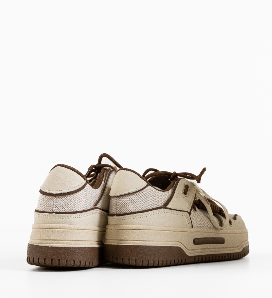 Sneakers Dama Bej Confort | Hammur - imagine 12