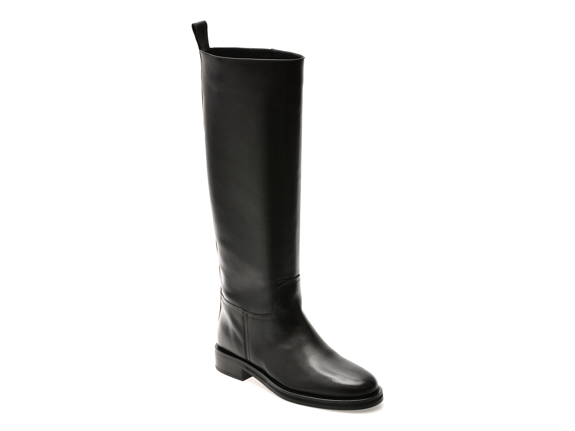 Cizme Epica Premium negre din piele naturala