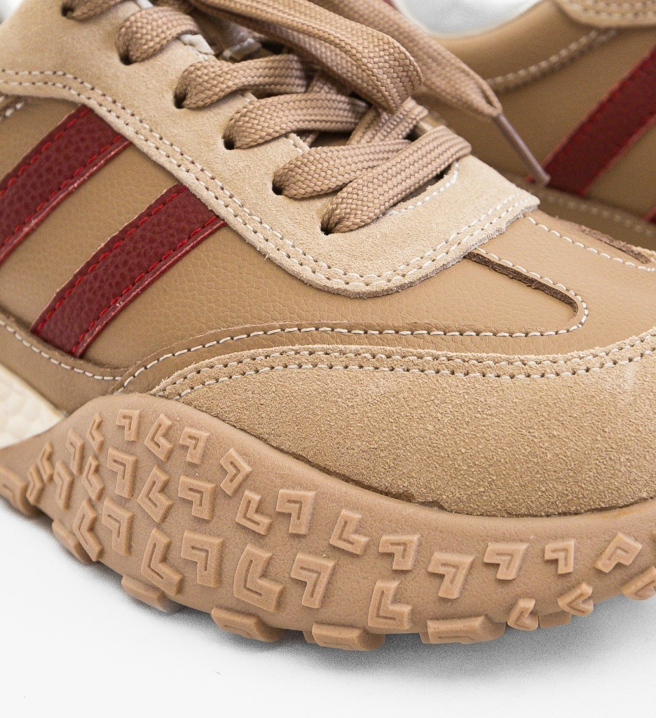 Sneakers Dama Forale Bej - Confort și Stil - imagine 14