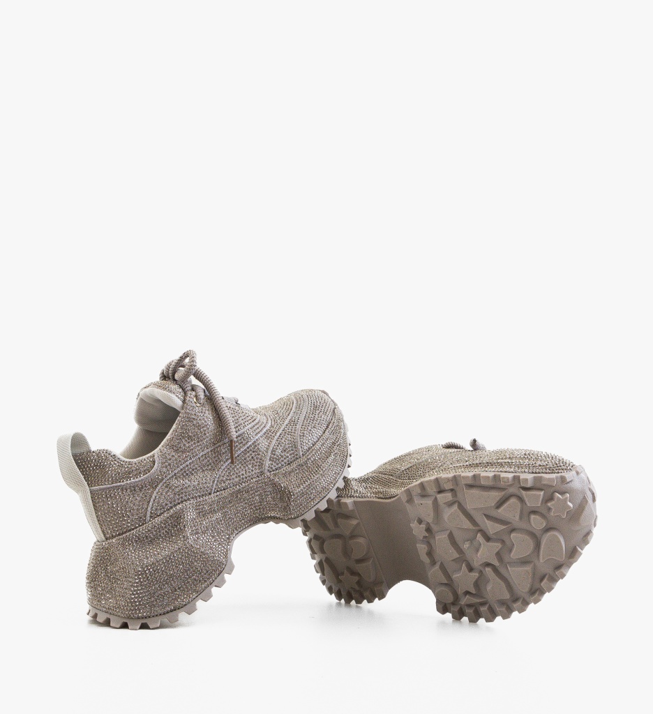 Sneakers Dama Juanita Argintii - Stil și Confort - imagine 4