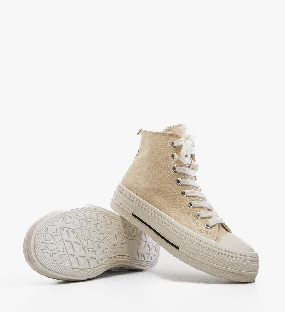 Sneakers Dama Sketty Bej - Confort Sport - imagine 2