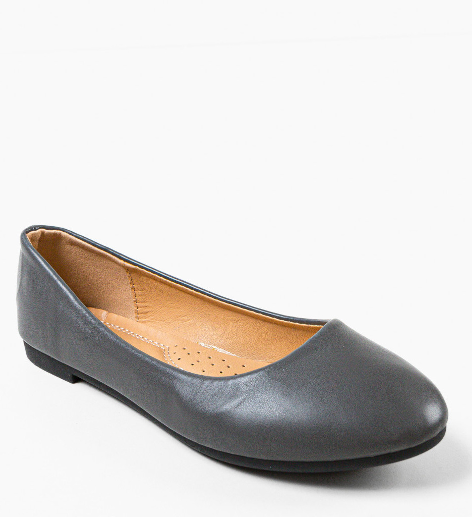 Balerini Gri Aniya Casual | Eleganță Confortabilă - imagine 5