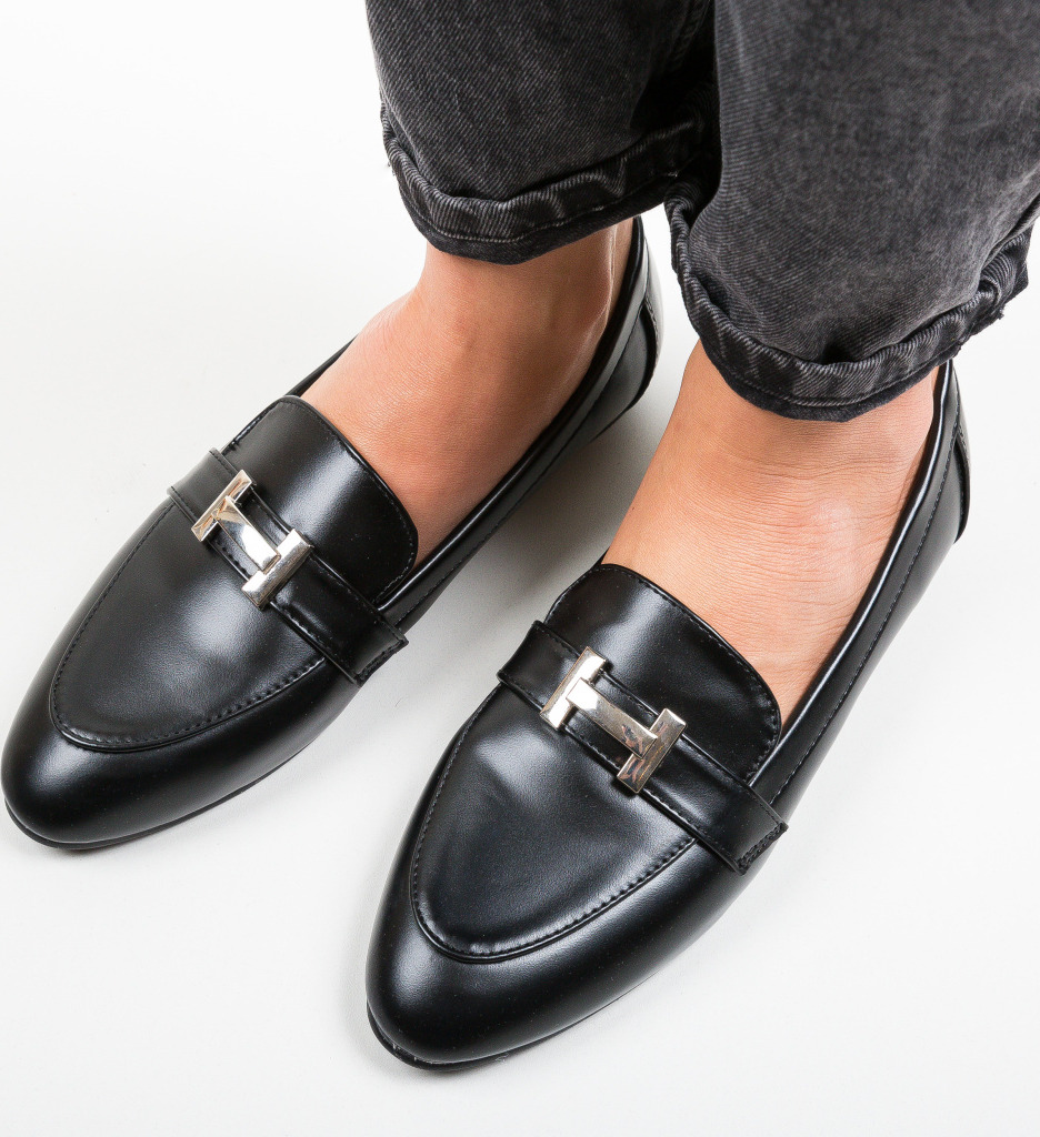 Pantofi Casual Harmony Negri – Confort & Stil - imagine 3