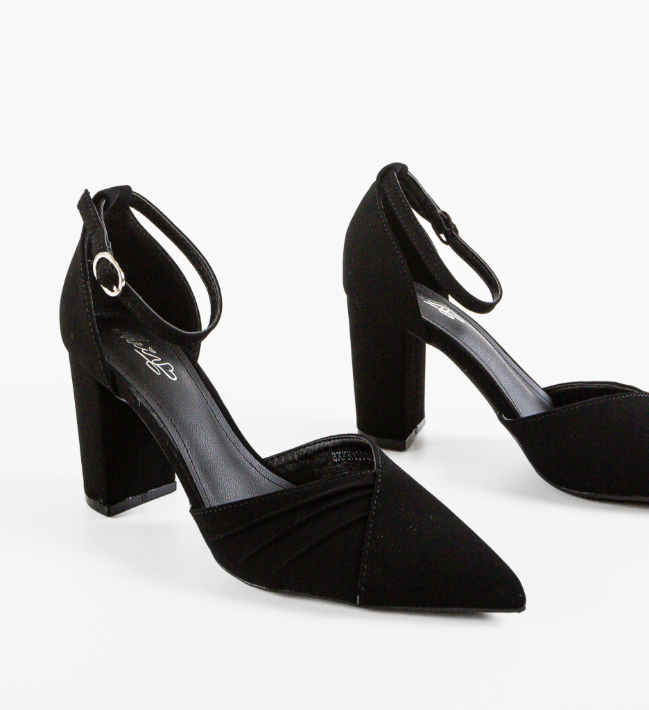 Pantofi Toc Salme Negri - Eleganță la Fiecare Pas - imagine 6