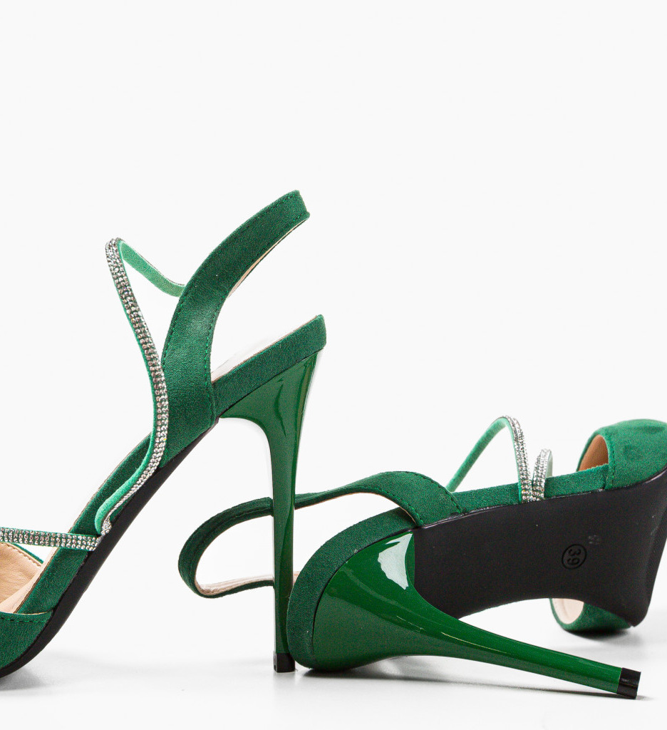 Pantofi cu toc Tuay Verzi - Eleganță maximă - imagine 8