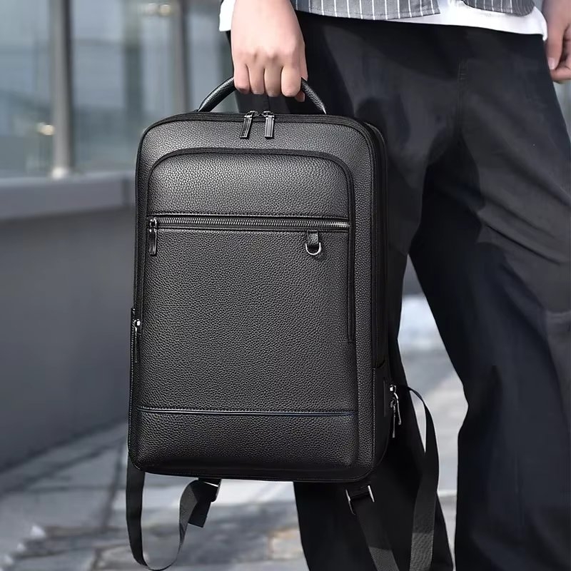 Rucsac Barbati Delis cu Port USB, Negru - imagine 3