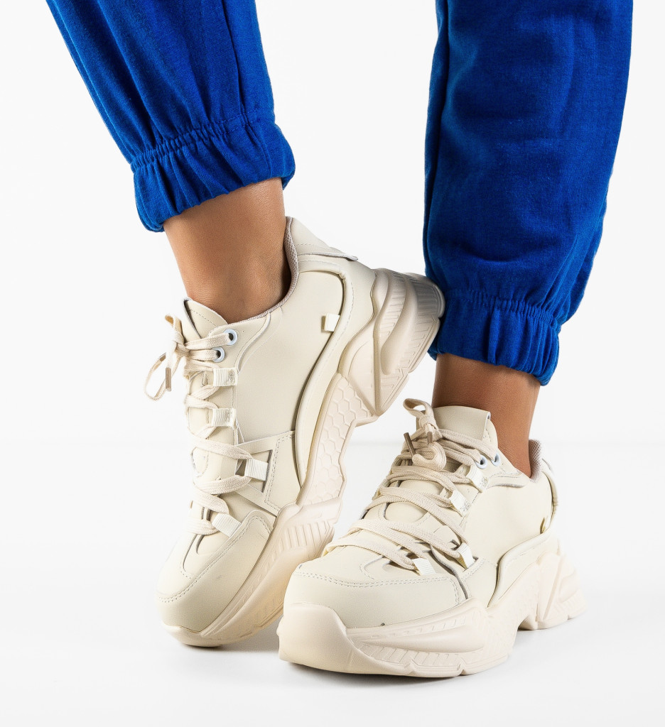 Sneakers Samir Bej - Confort și Stil Sport - imagine 3