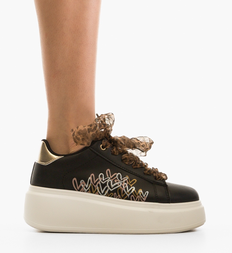 Sneakers Dama Ilius Negri - Confort și Stil - imagine 5