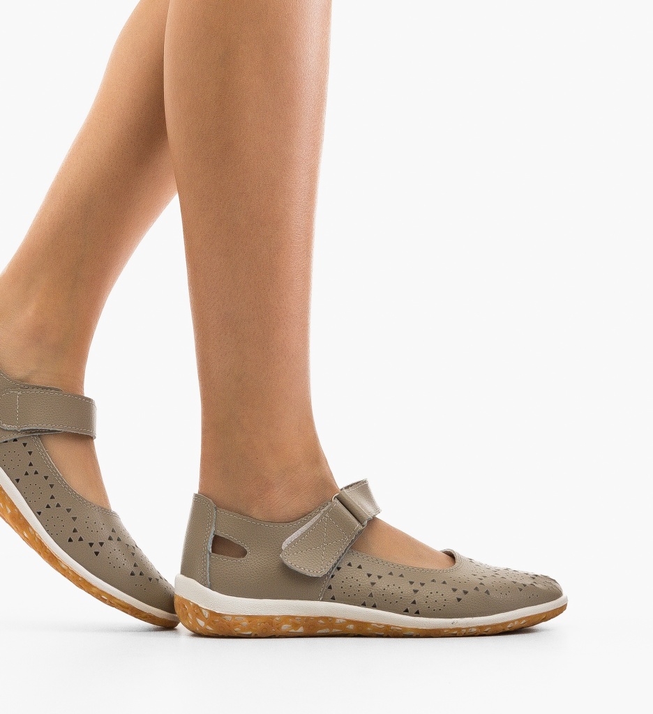 Pantofi Casual Silka Gri - Confort & Stil - imagine 3