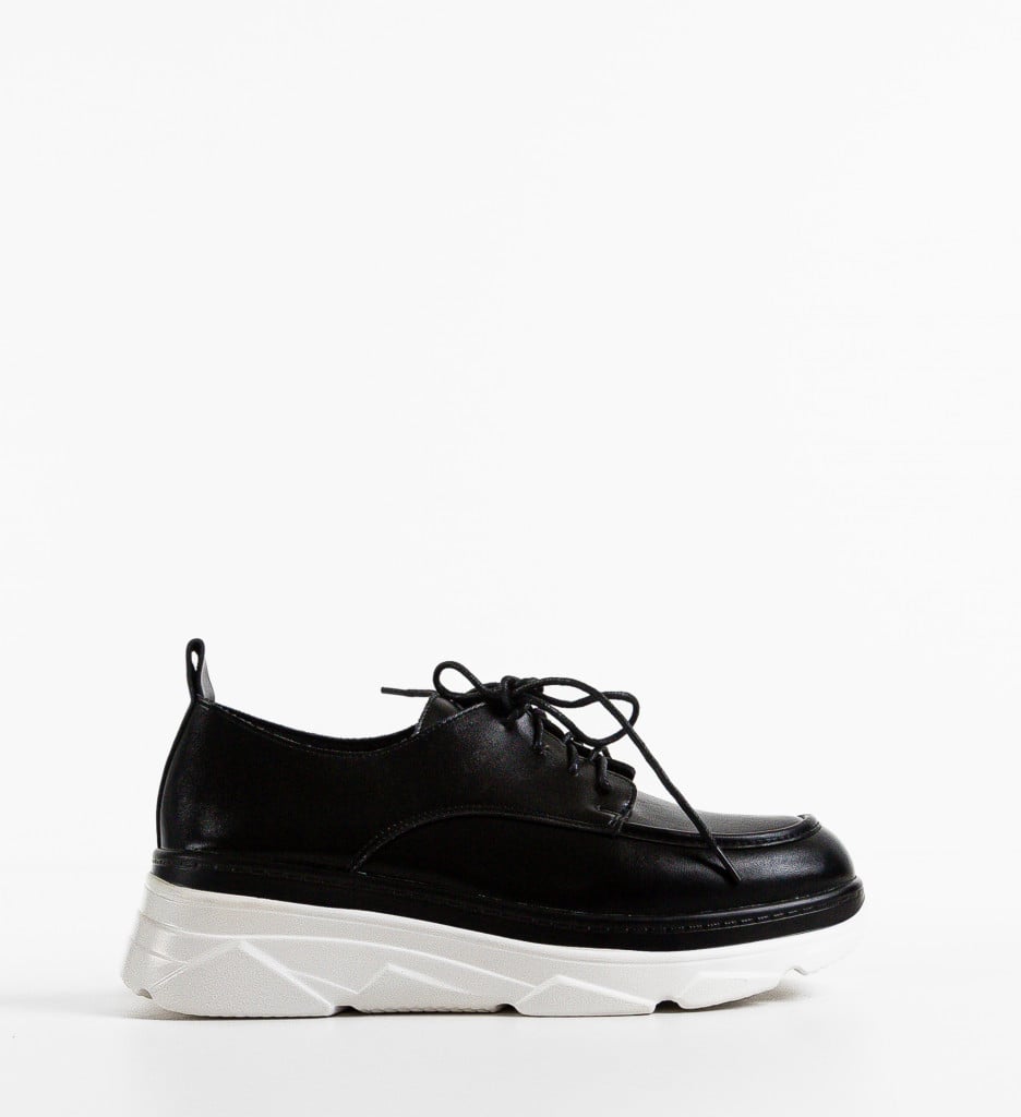 Pantofi Casual Dama Frelly Negri - Confort și Stil - imagine 3