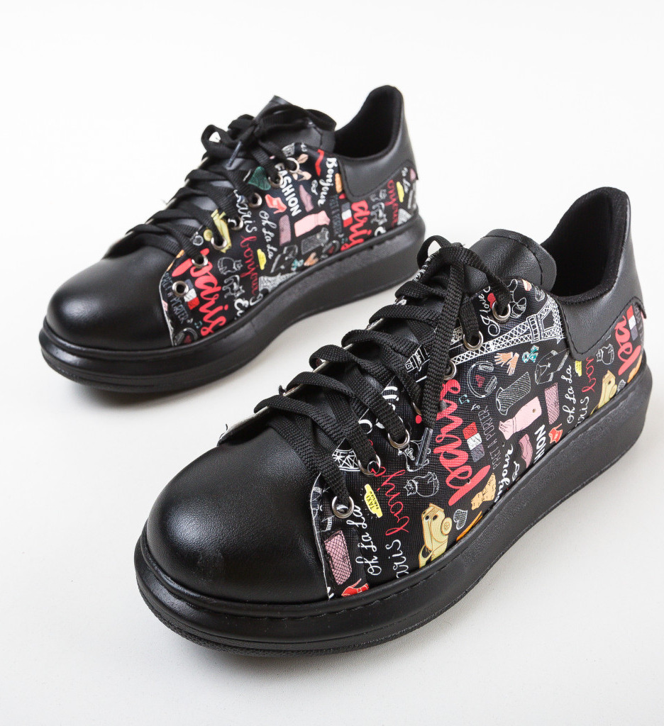 Pantofi Sport Arli Negri | Confort și Versatilitate - imagine 8