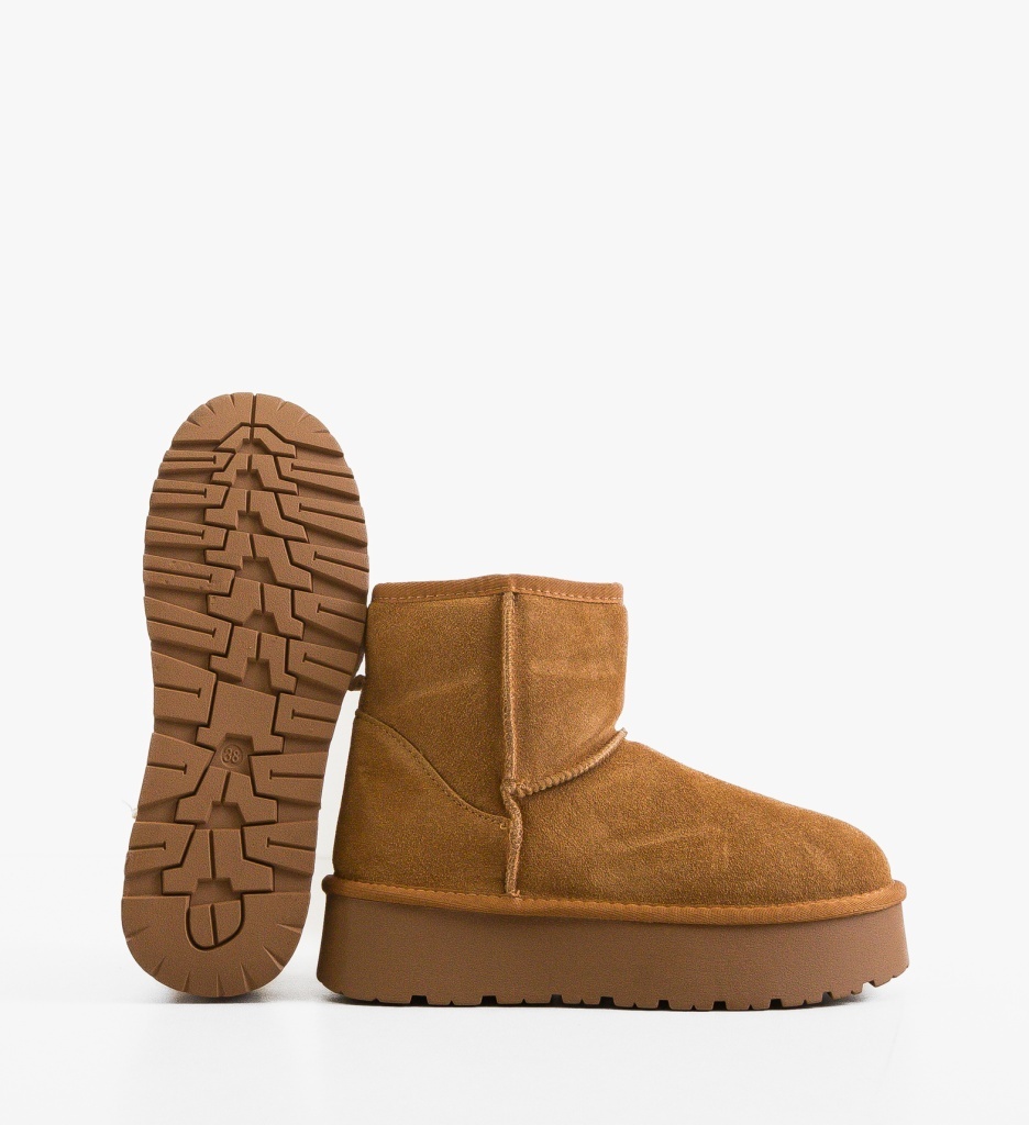 Cizme Ug Kami Camel | Depurtat - Confort Termic - imagine 2