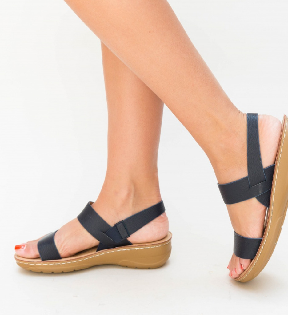 Sandale Barnet Bleumarin | Confort și Eleganță - imagine 2
