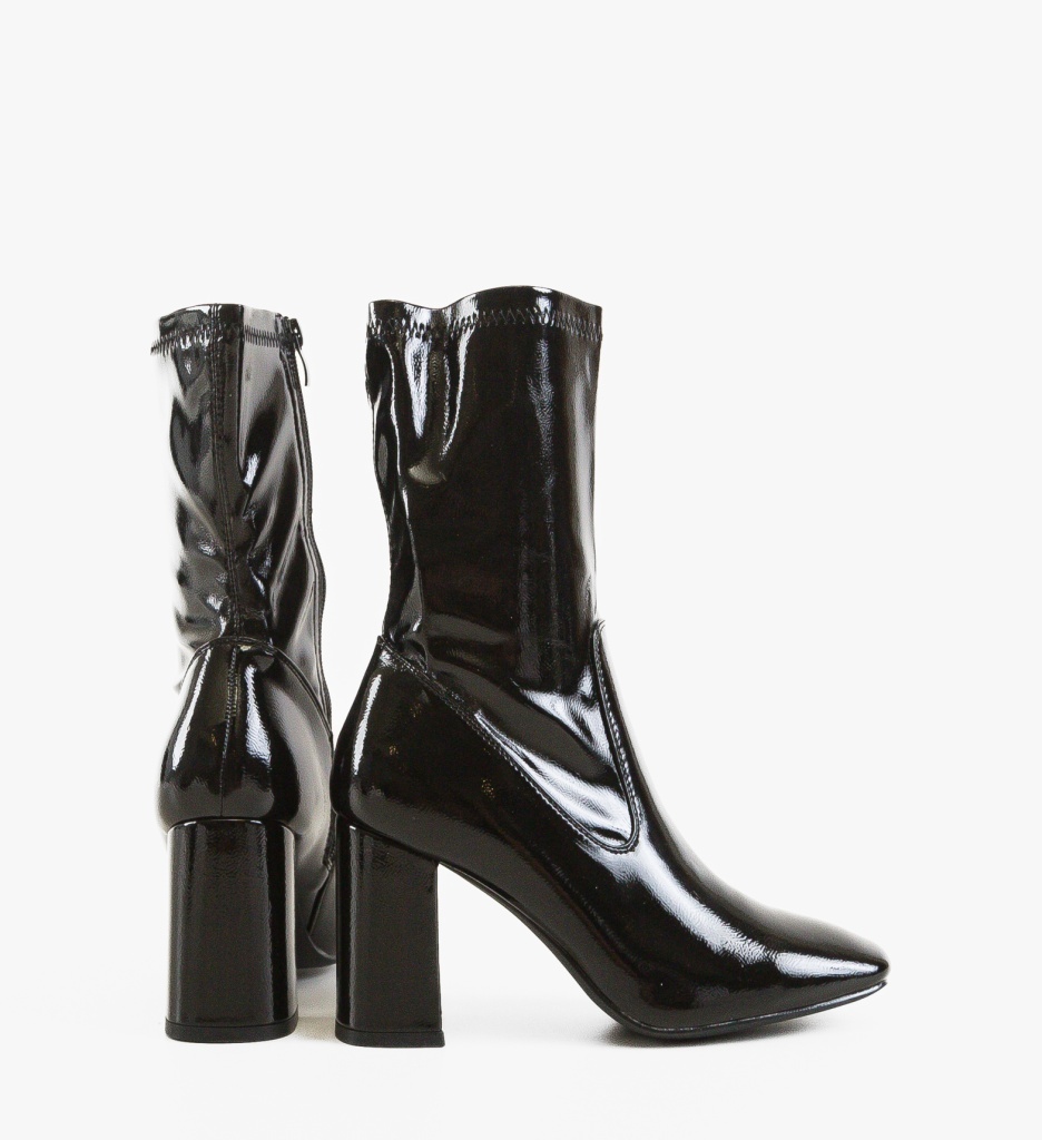 Botine Dama Negre Comode | Model Aust - imagine 5