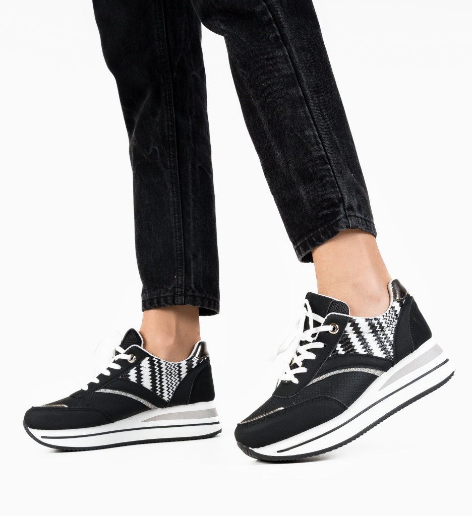 Pantofi Sport Peet Negri | Confort și Stil Zilnic