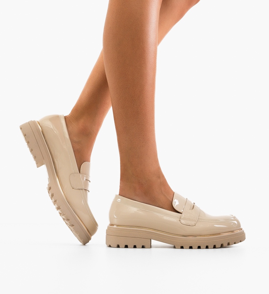 Pantofi Casual Oliwier Bej | Confort și Stil - imagine 2
