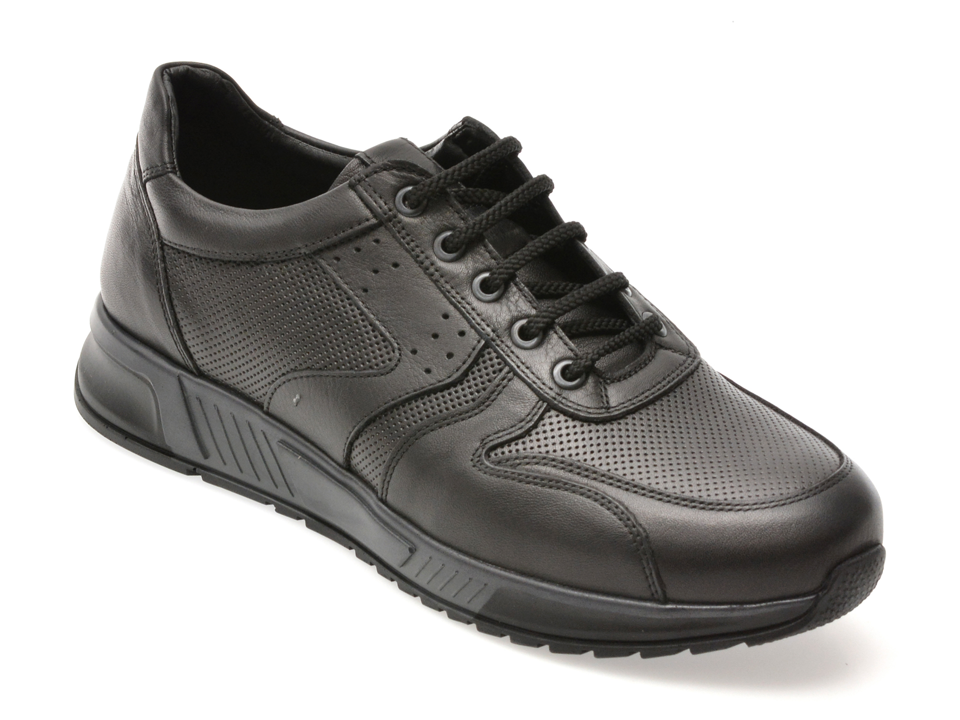 Pantofi OTTER negri din piele - Confort și stil