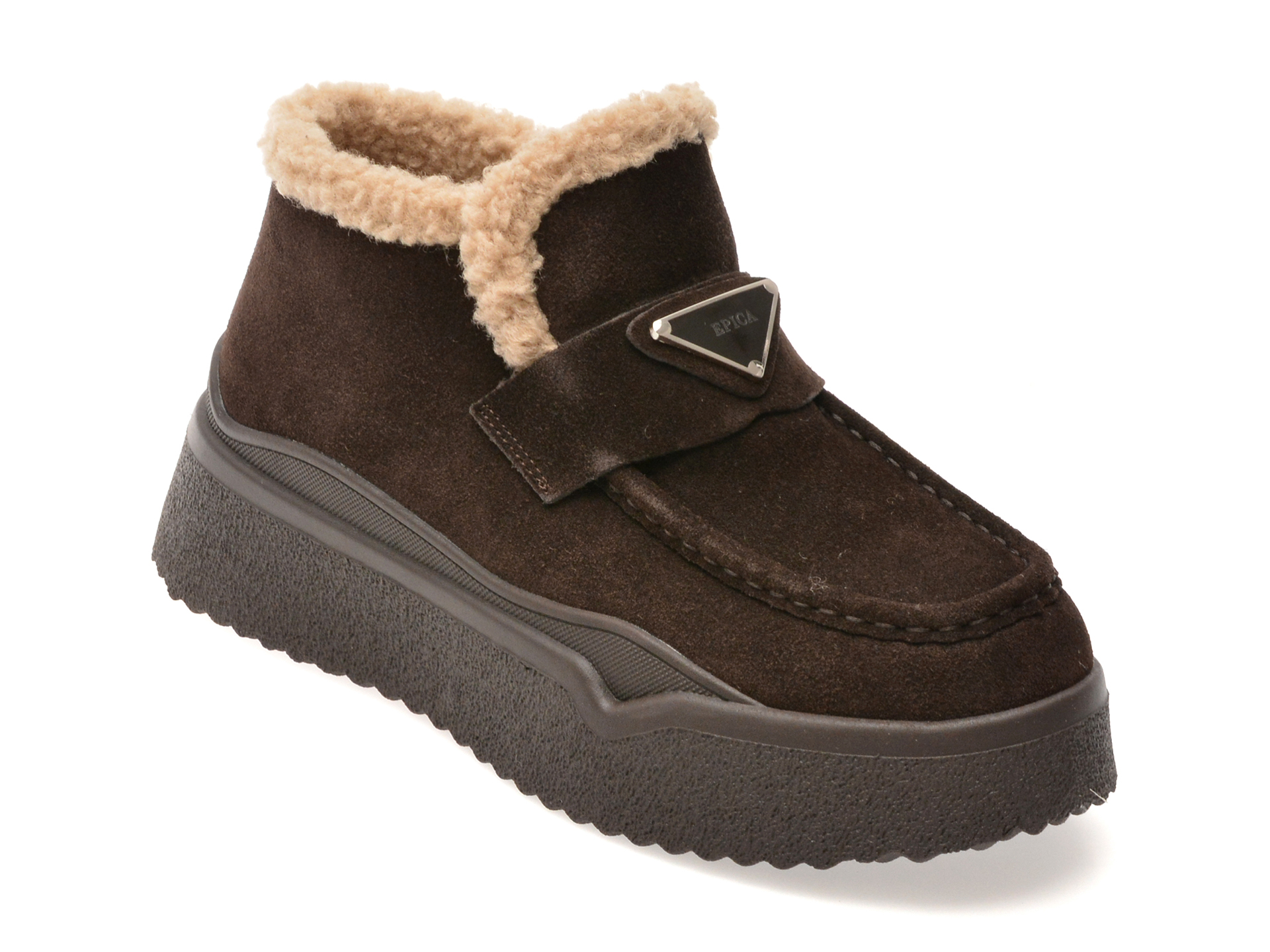 Ghete Epica Piele Intoarsa | Eleganță Urbană