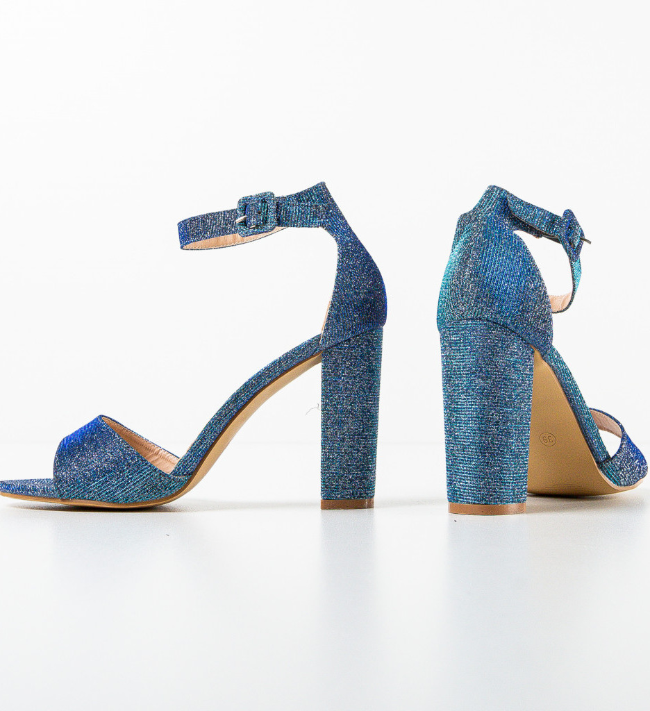 Sandale Voyay Albastre Elegante - imagine 5