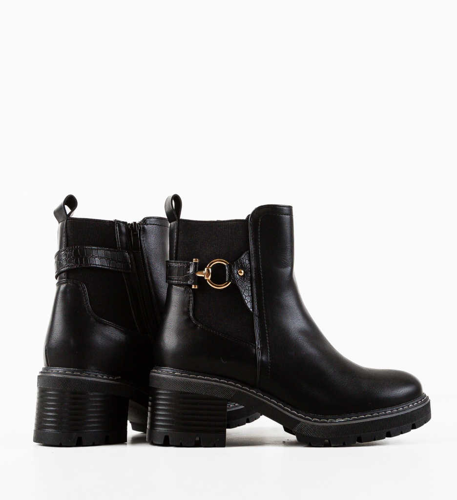 Botine Ross Dama Negre - Eleganță și Confort - imagine 5