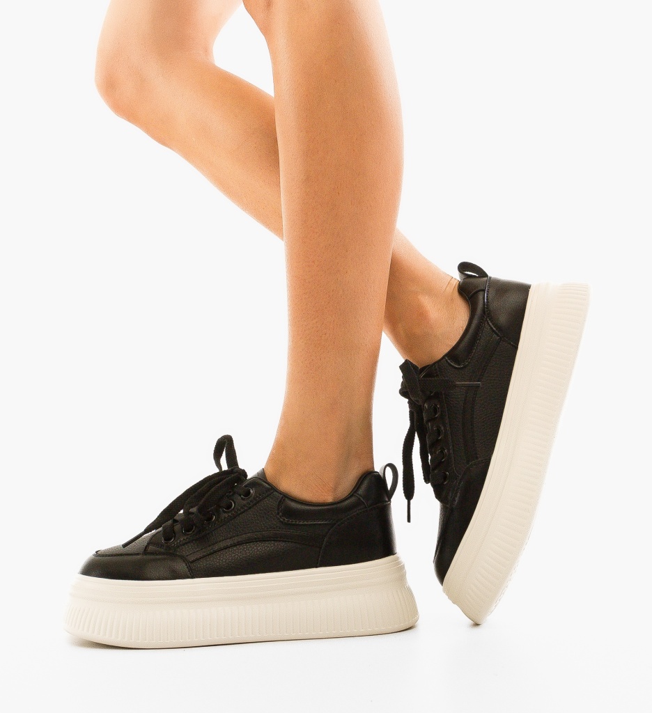 Sneakers Napon Dama Negri | Confort și Stil - imagine 2